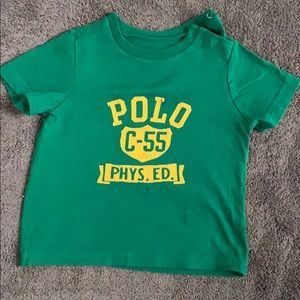 RL POLO green vintage “looking” tee so cute!